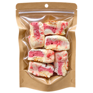 Dried and Dipped Cheesecake Bites